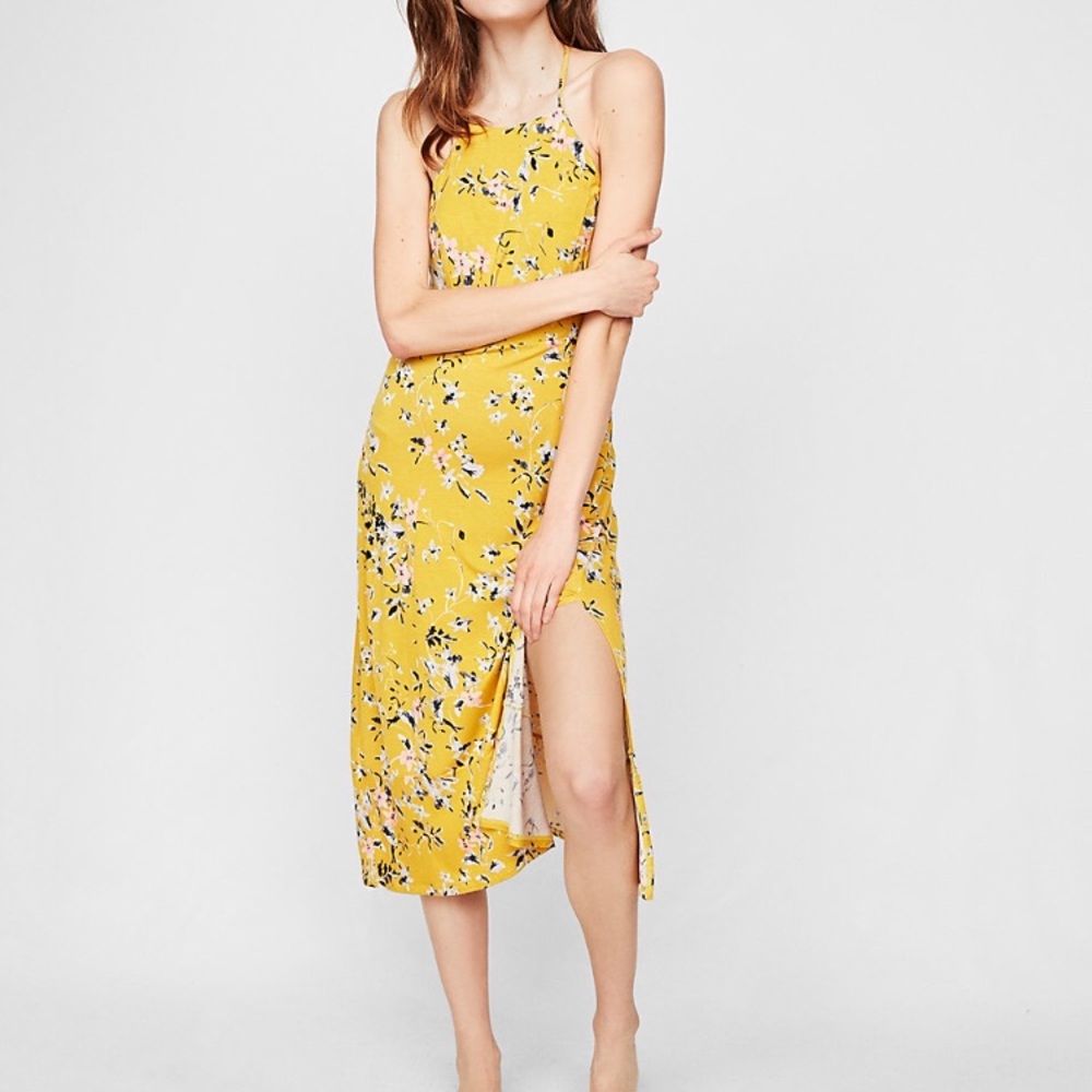 Express Floral Midi Dress